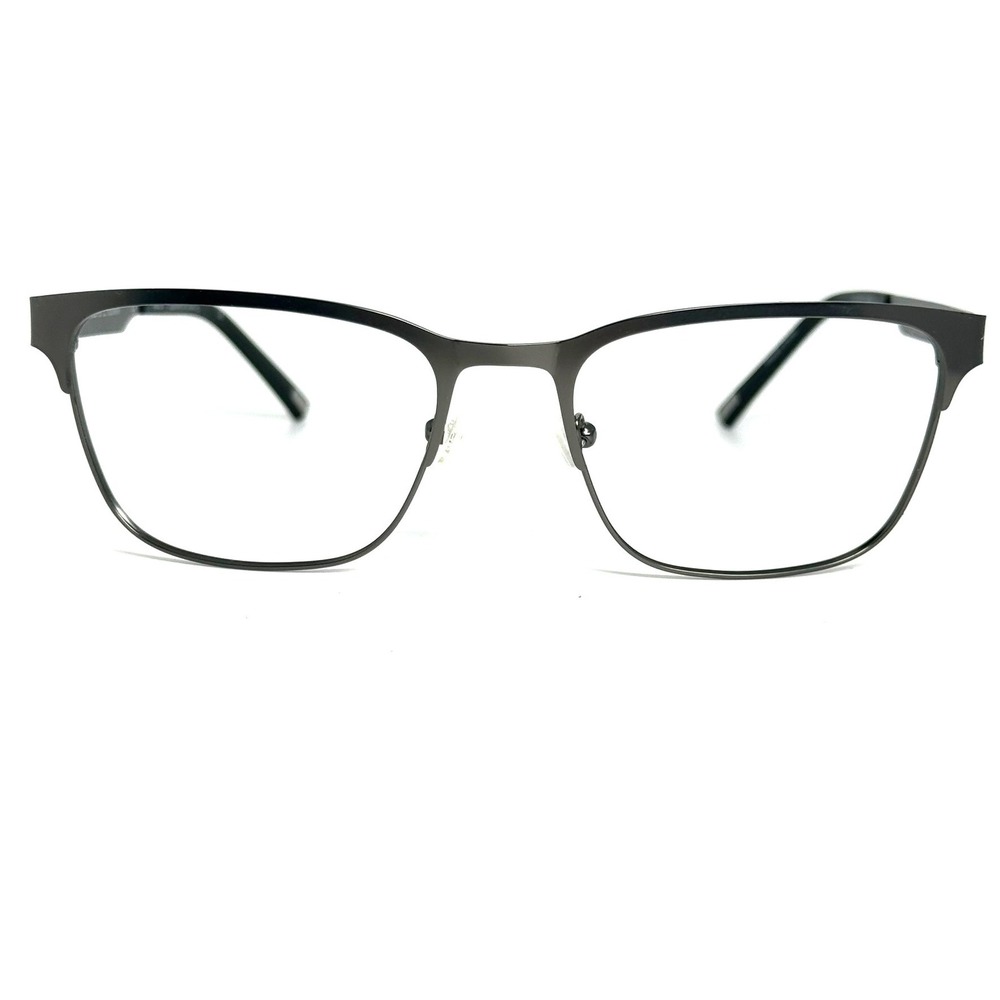 Advantage M619 Eyeglasses Gunmetal Matte Rectangular Metal Frame 58-19-150